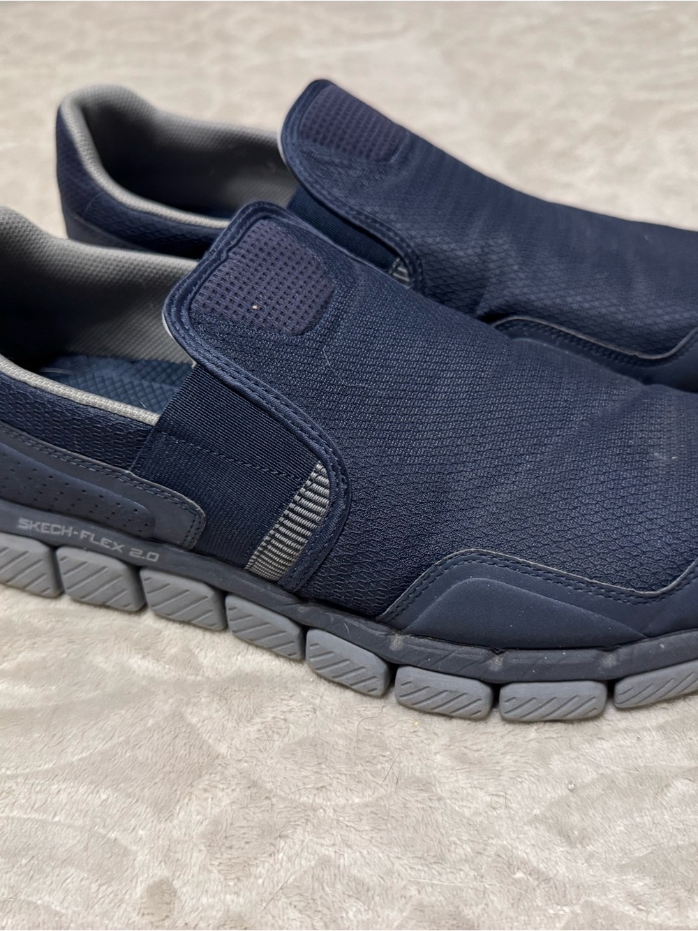 Skechers Men’s Navy Slip-On Skech-Flex 2.0 Sneakers